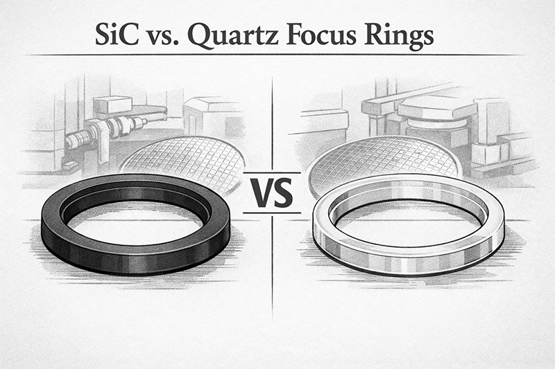 Silicon Carbide vs. Quartz Focus Rings
