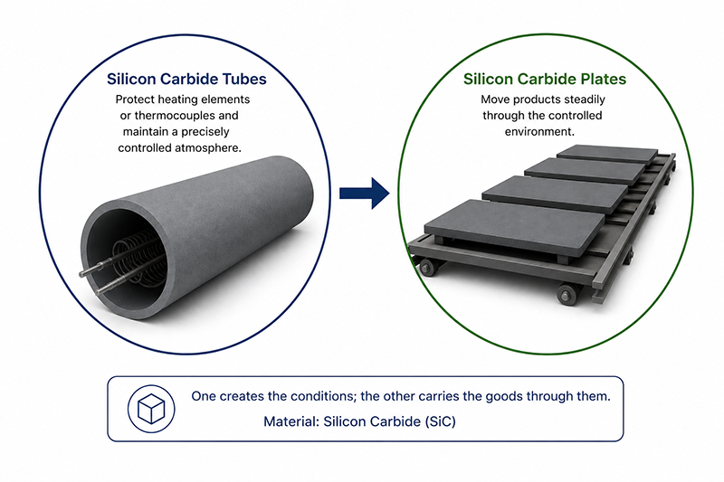 Silicon Carbide Plate VS. Silicon Carbide Tube